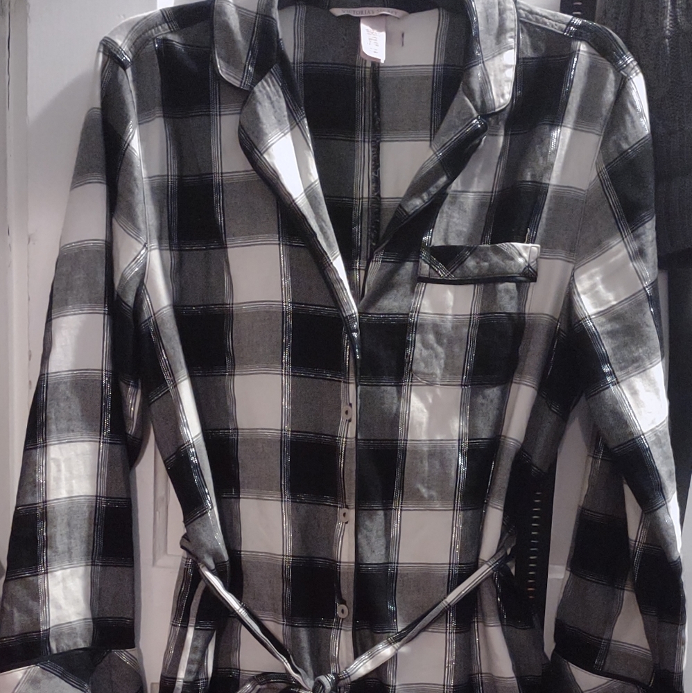 Victoria's Secret Flannel Pajama Romper